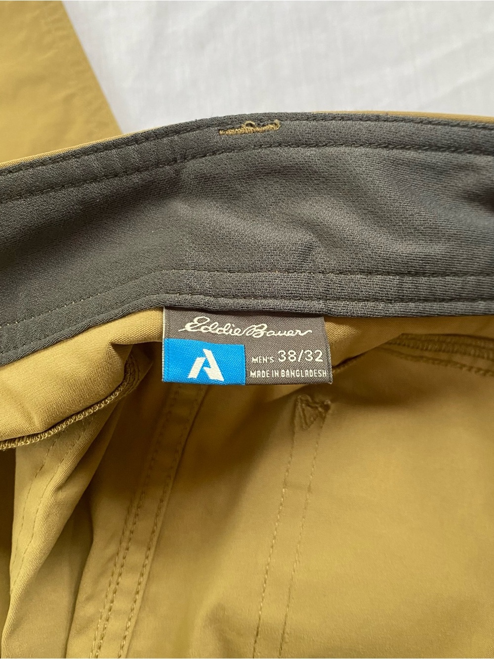 Eddie Bauer First Ascent Hiking Pants Mens 38x32 Tan Nylon Stretch Outdoor Trail - Picture 5 of 10
